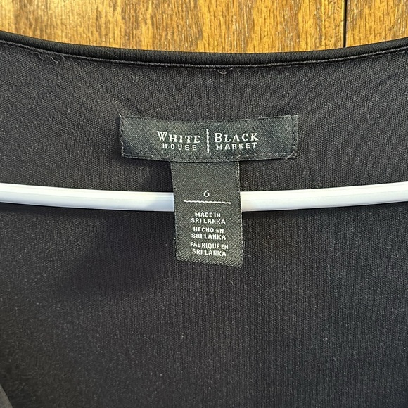 White House Black Market size 6 black jumpsuit. - Picture 3 of 12